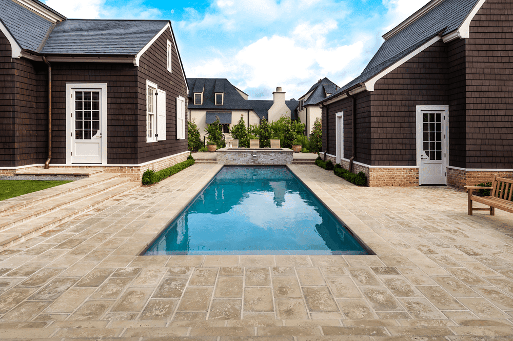 Peacock Pavers Buff Pool