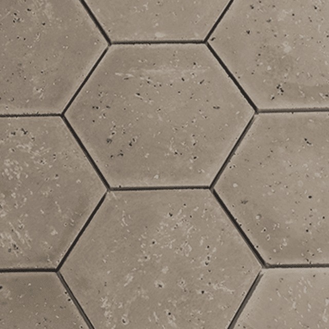 Hexagon pavers