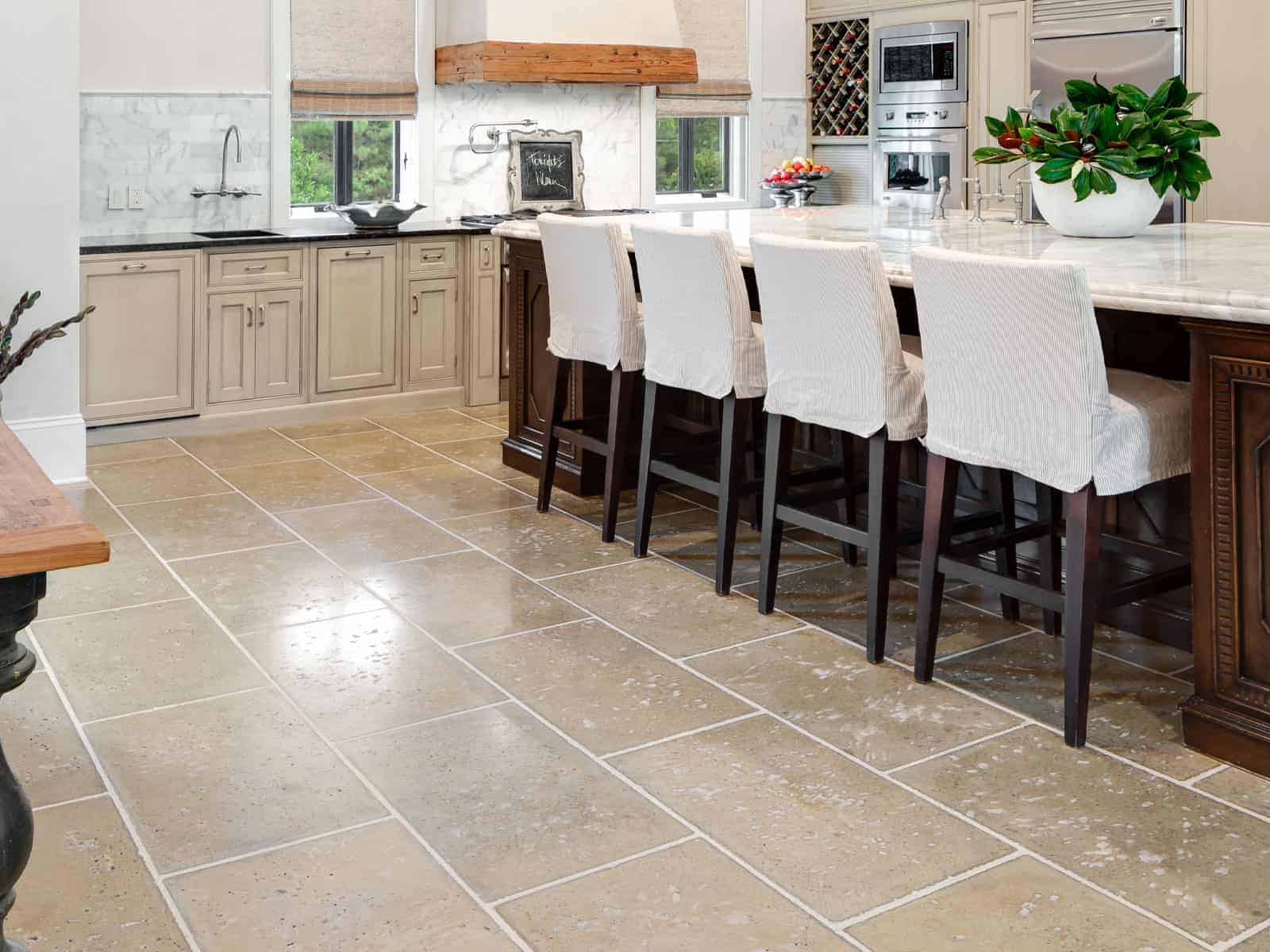 Kitchen Flooring Inspiration With Concrete Pavers | Peacock Pavers