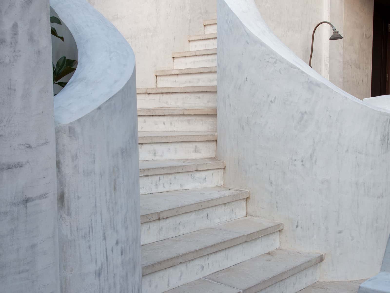 Stairway concrete pavers