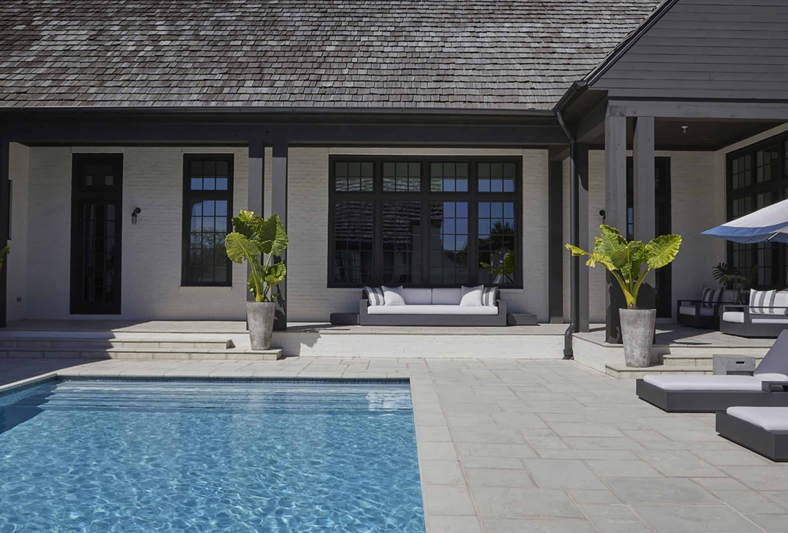 Concrete Paver Ideas for Pool Houses