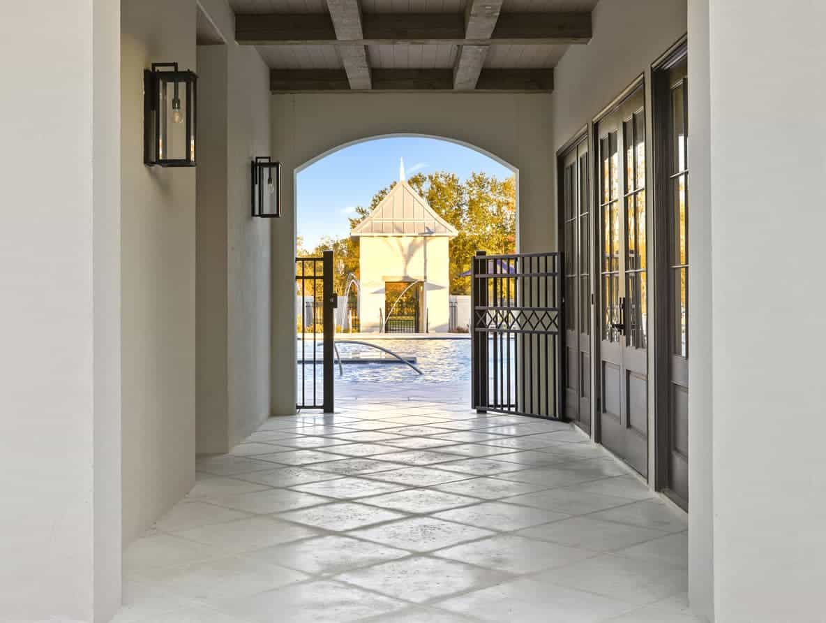 Interior Flooring Designs With Concrete Pavers