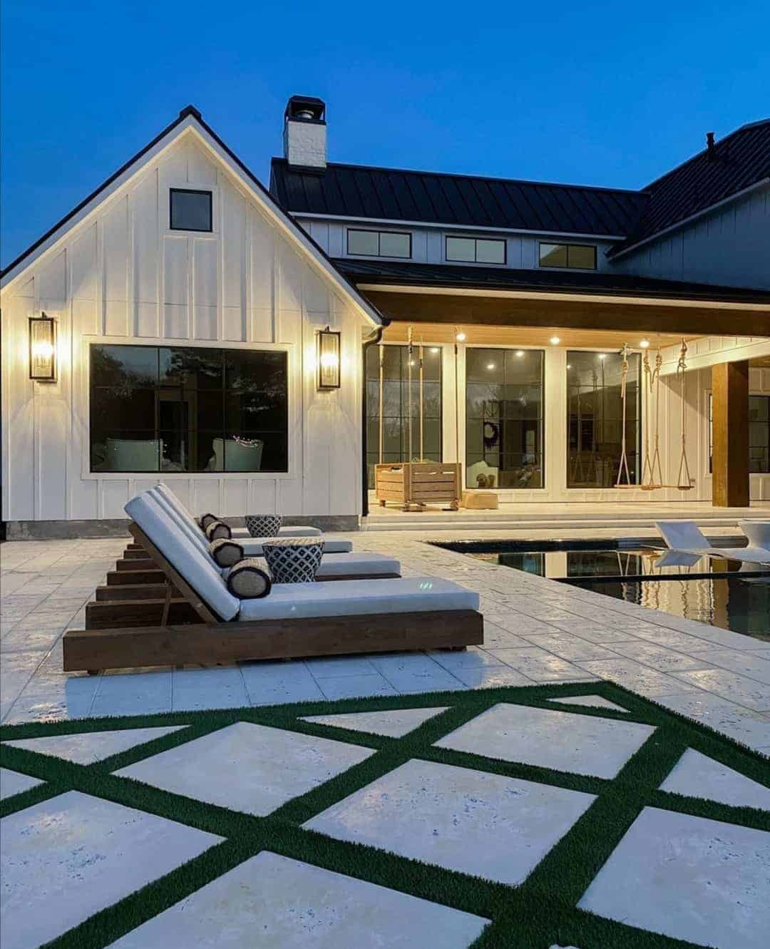 How to Style Your Modern Farmhouse with Concrete Pavers