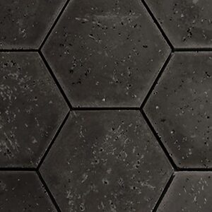 Peacock Pavers Hexagon Shape Slate